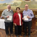 Honoring Steve McCarthy and Schneider for 85 years of total service